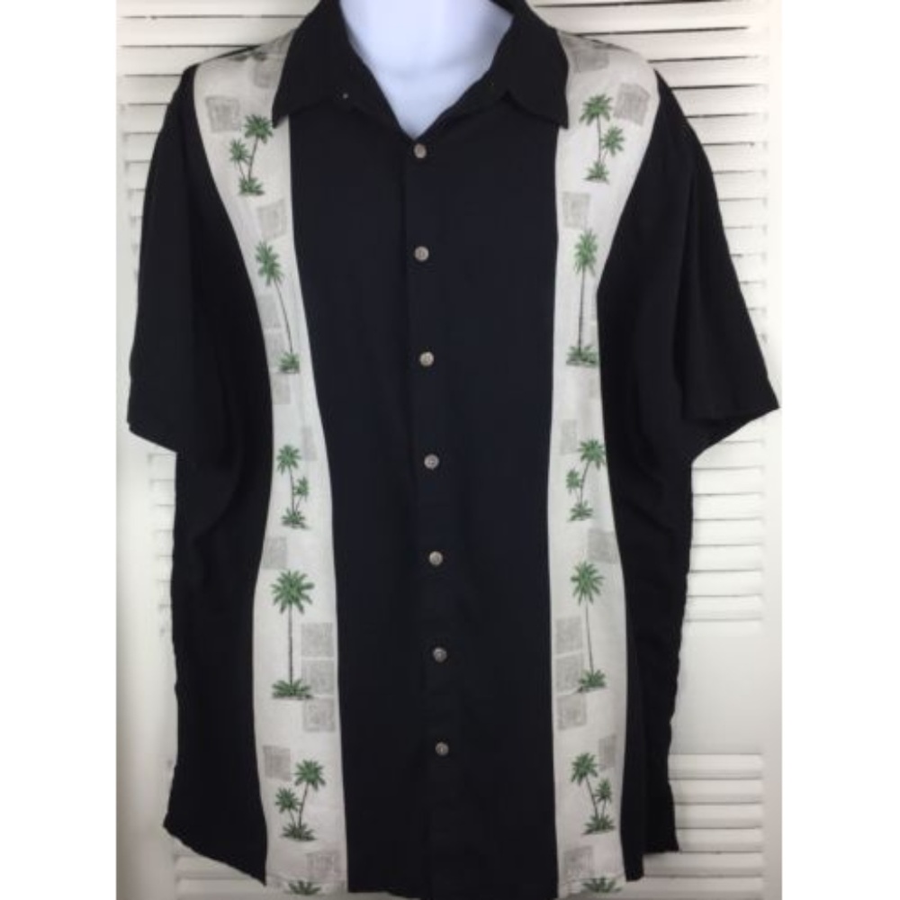 Batik Bay Hawaiian Fishing Shirt Size 2XLT